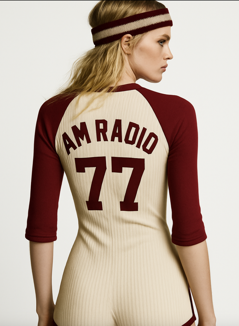 77 ONESIE - OXBLOOD
